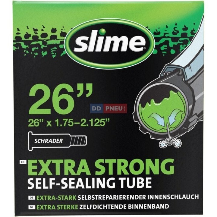 SLIME Duše Slime Extra zesílená – 26 x 1,75-2,125, AV ventil 30059