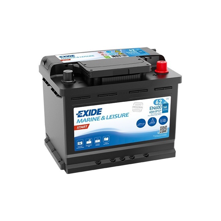 EXIDE Startovací baterie EXIDE START 12V, 62 Ah EN600