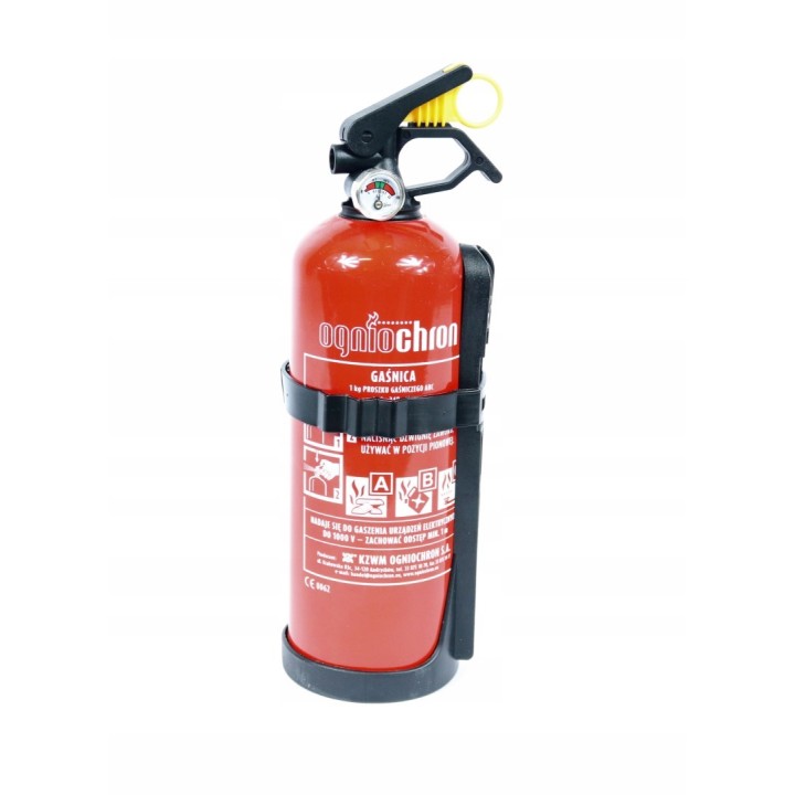 gasnica1AMTRA Hasicí přístroj spráškový 1 kg GASNICA 1